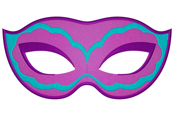 Carnival Mask: A Vibrant Addition to Your Embroidery Projects