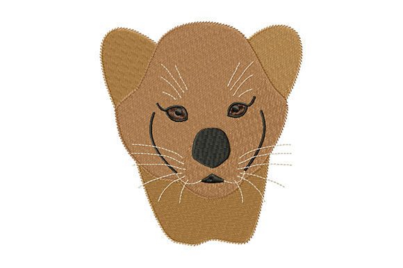 Cute Lion Cub: A Perfect Addition for Holiday Embroidery