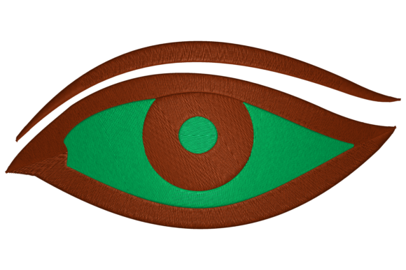 Egyptian Eye: A Versatile Embroidery Design for Apparel