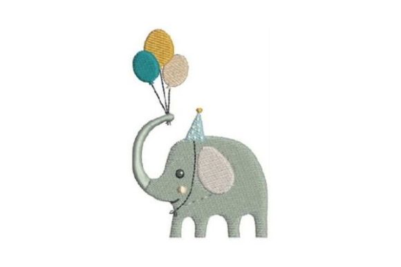 Elephant Balloons: A Festive Embroidery Review