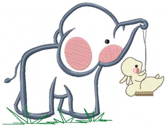 Elephant with Bunny: A Seasonal Embroidery Review