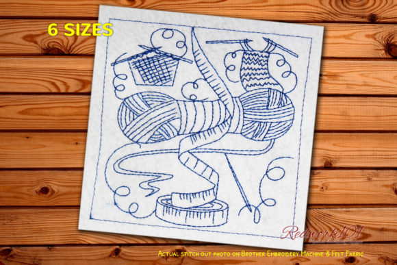 Review: Sewing and Knitting Materials Redwork