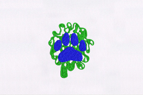 Unique Paw: A Versatile Embroidery Design for Etsy Sellers