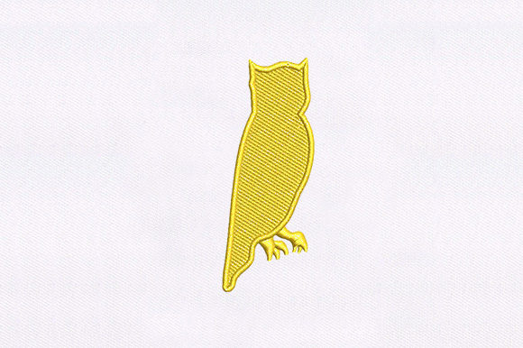 Yellow Owl: A Charming Addition to Embroidery Projects